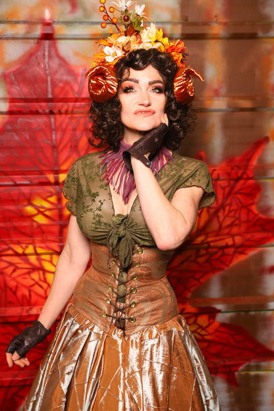 32. Petite Wench Corset in Sand Swirl - The Fall Fabulosity! Collection