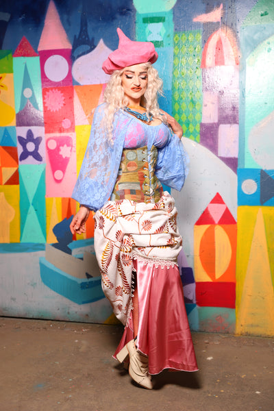 26. Swoon Skirt in Sunset Fern - The World of Laughter and Hopes Collection