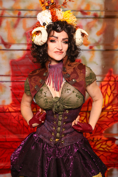 Sgt pepper in Burgundy & Gold Vine -  The Fall Fabulosity! Collection