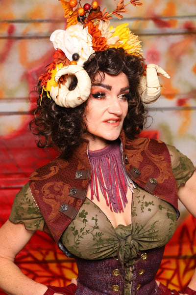 Sgt pepper in Burgundy & Gold Vine -  The Fall Fabulosity! Collection