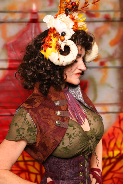Sgt pepper in Burgundy & Gold Vine -  The Fall Fabulosity! Collection