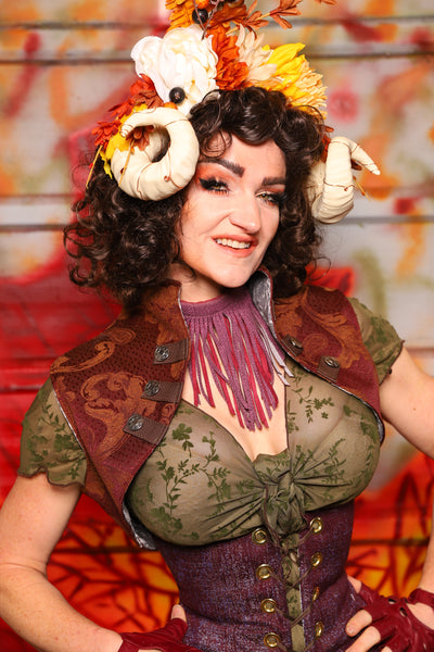 Sgt pepper in Burgundy & Gold Vine -  The Fall Fabulosity! Collection