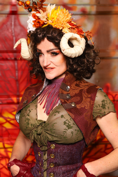 Sgt pepper in Burgundy & Gold Vine -  The Fall Fabulosity! Collection