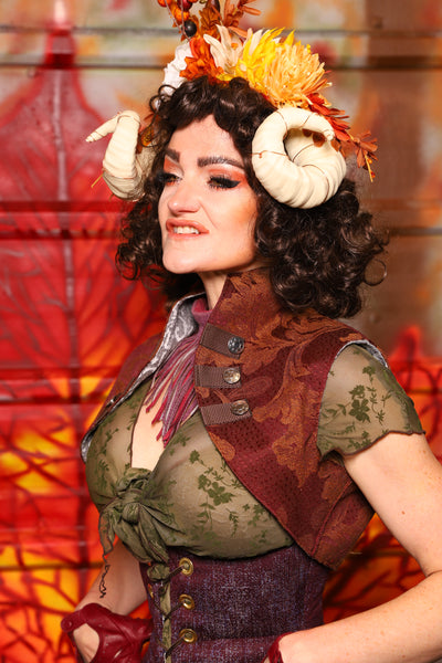 Sgt pepper in Burgundy & Gold Vine -  The Fall Fabulosity! Collection
