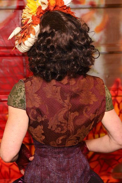 Sgt pepper in Burgundy & Gold Vine -  The Fall Fabulosity! Collection