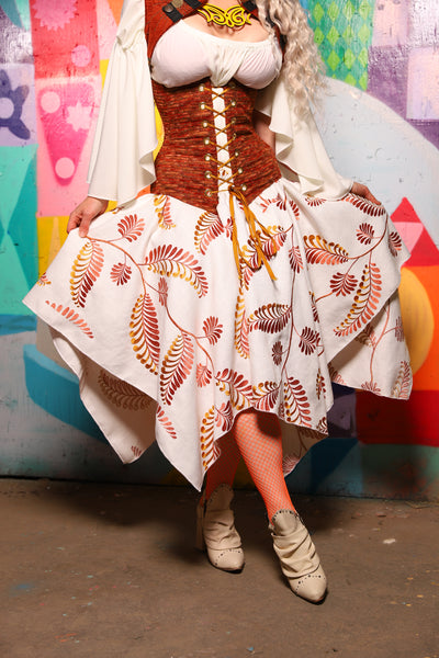 13. Fairy Skirt in Sunset Fern *4 Point* - The World of Laughter and Hopes Collection