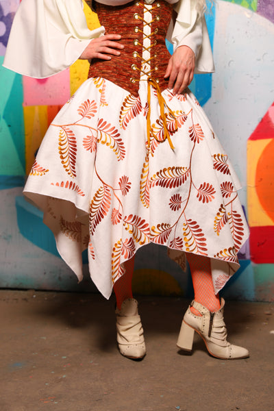 13. Fairy Skirt in Sunset Fern *4 Point* - The World of Laughter and Hopes Collection