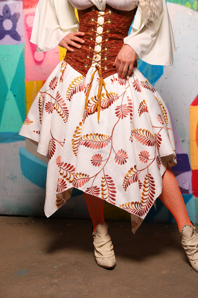 13. Fairy Skirt in Sunset Fern *4 Point* - The World of Laughter and Hopes Collection