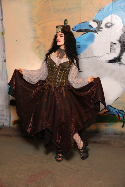 Fairy Skirt in Chocolate Brown Crushed Shimmer - The "Thrice as Nice" Collection