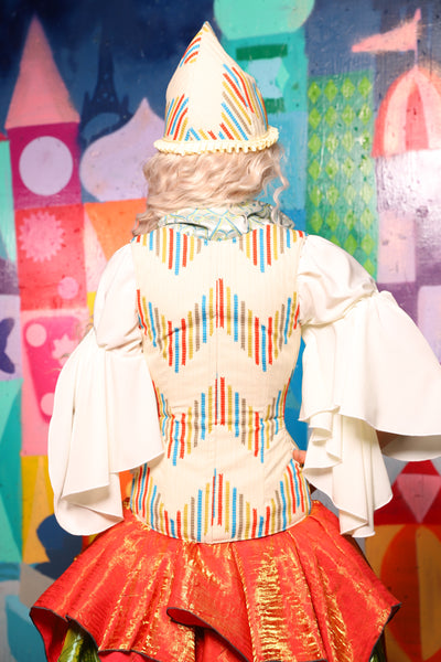 31. Vixen Underbust Corset in Parade Day - The World of Laughter and Hopes Collection