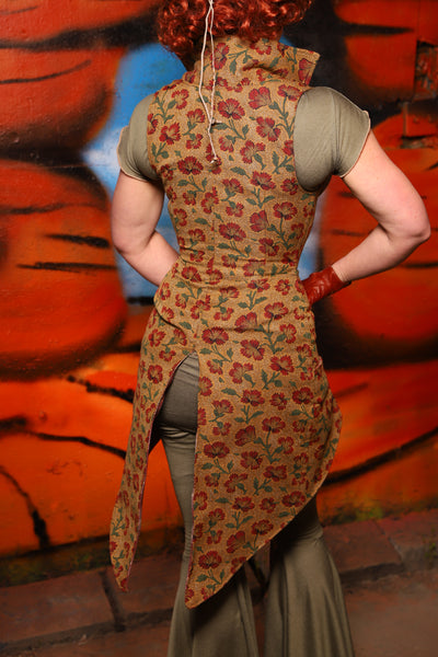 Vixen Corset w/Knee Length Tails & Pockets in Escalante - The Tumbleweed Collection