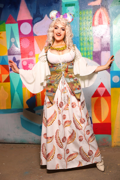 29. Tulip Skirt in Sunset Fern - The World of Laughter and Hopes Collection