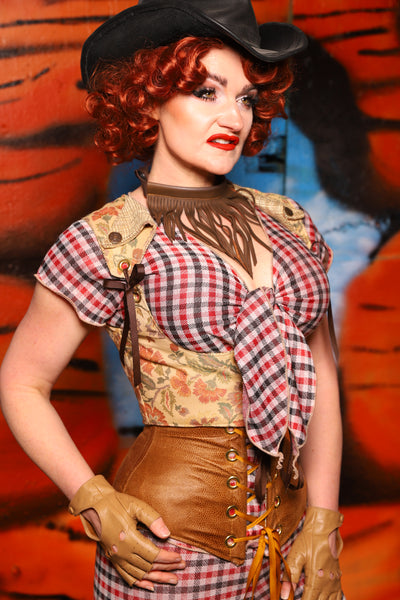 Cropped Dapper Vixen in Springdale - The Tumbleweed Collection