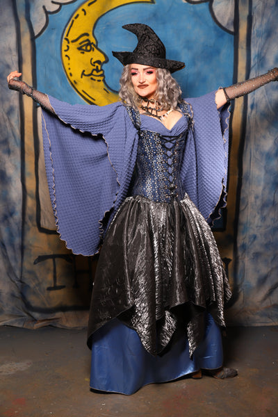 21. Fairy Skirt in Hammered Metal Shimmer - The Sapphire Séance Collection