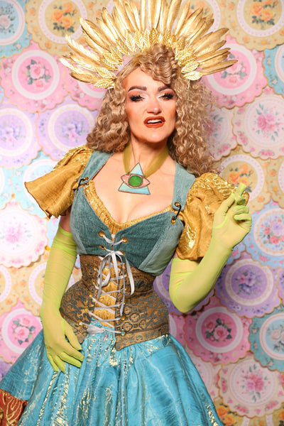 45. Wench Corset in Relics of Atlantis - The Minerally Mine Collection