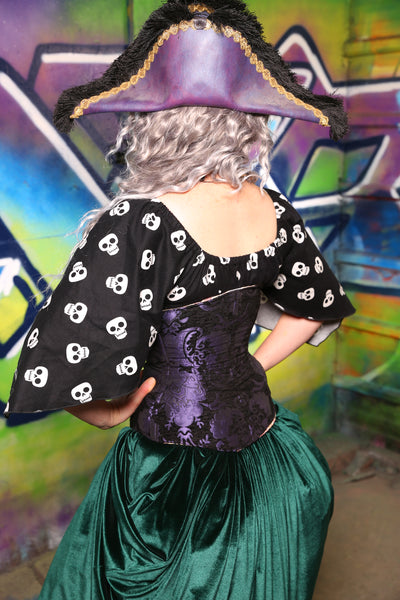 Petite Wench in Purple & Black Medallion #32 - "Pieces of Eight" Collection