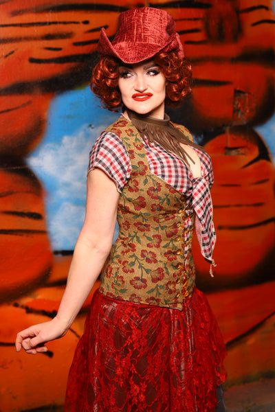 Damsel Corset in Escalante - The Tumbleweed Collection