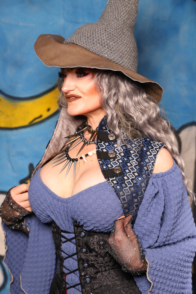 38. Sgt Pepper Vest in Blue Troubadour - The Sapphire Séance Collection
