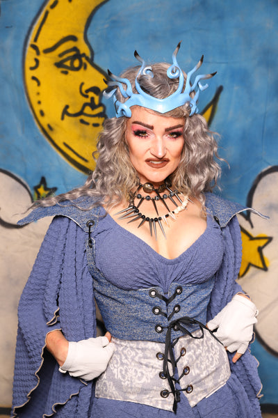 18. Elf Underbust in Weathered Blue - The Sapphire Séance Collection