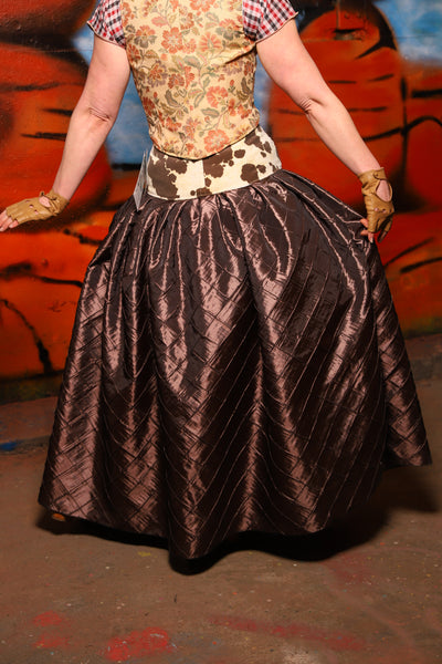 Tulip Skirt in Tree Bark Pintuck - The Tumbleweed Collection