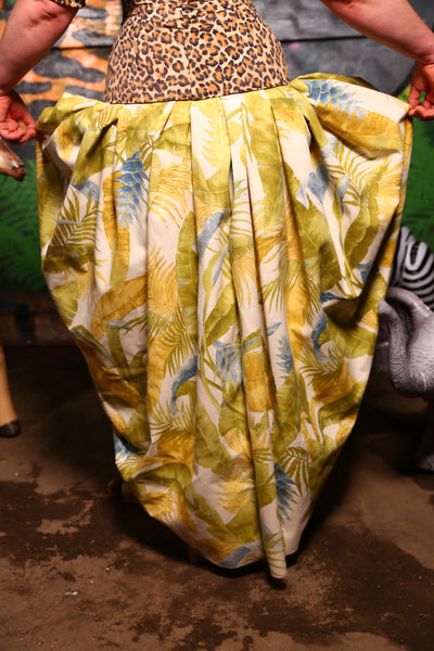 Split Front Overskirt in Welcome to the Jungle Cotton Drapery - Safari, So Good Collection
