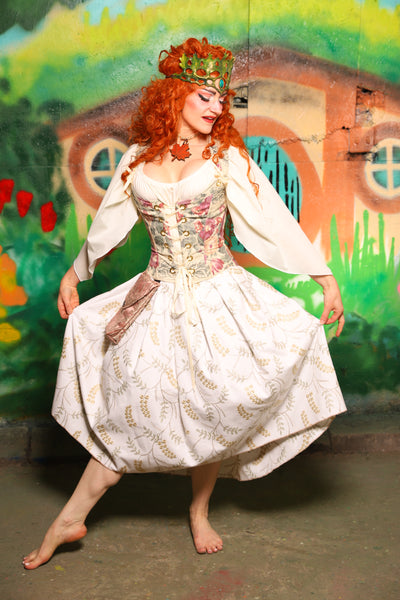 Hobbit Set #01 Maiden Bodice + Hobbit Tulip Skirt + Pouch *blouse sold separately* - The "There & Back Again" Collection