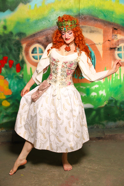 Hobbit Set #01 Maiden Bodice + Hobbit Tulip Skirt + Pouch *blouse sold separately* - The "There & Back Again" Collection