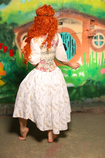 Hobbit Set #01 Maiden Bodice + Hobbit Tulip Skirt + Pouch *blouse sold separately* - The "There & Back Again" Collection