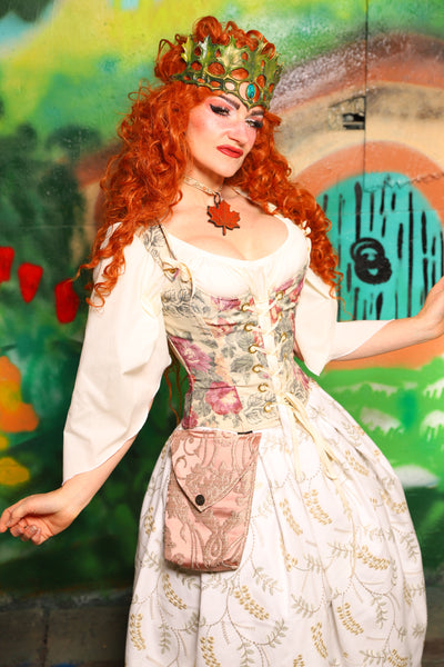 Hobbit Set #01 Maiden Bodice + Hobbit Tulip Skirt + Pouch *blouse sold separately* - The "There & Back Again" Collection