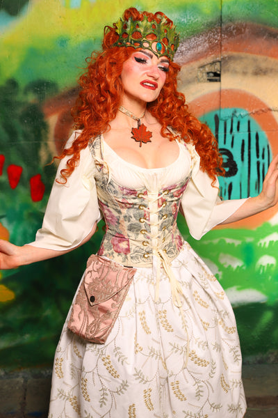Hobbit Set #01 Maiden Bodice + Hobbit Tulip Skirt + Pouch *blouse sold separately* - The "There & Back Again" Collection