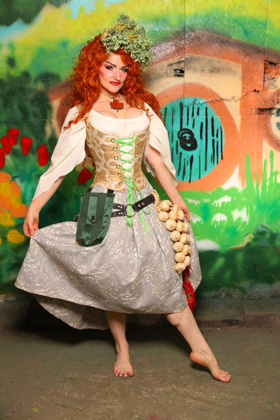 Hobbit Set #06 Maiden Bodice + Hobbit Tulip Skirt + Pouch *blouse sold separately* - The "There & Back Again" Collection