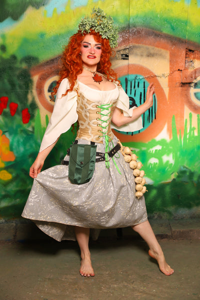 Hobbit Set #06 Maiden Bodice + Hobbit Tulip Skirt + Pouch *blouse sold separately* - The "There & Back Again" Collection