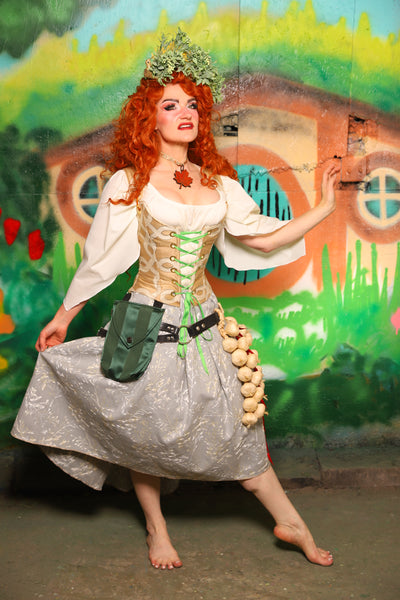 Hobbit Set #06 Maiden Bodice + Hobbit Tulip Skirt + Pouch *blouse sold separately* - The "There & Back Again" Collection