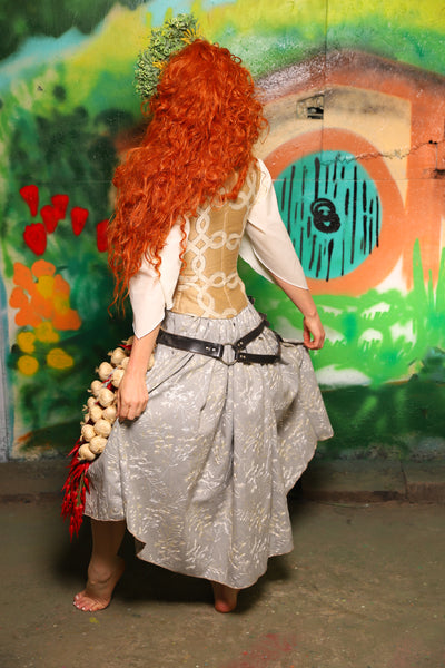 Hobbit Set #06 Maiden Bodice + Hobbit Tulip Skirt + Pouch *blouse sold separately* - The "There & Back Again" Collection