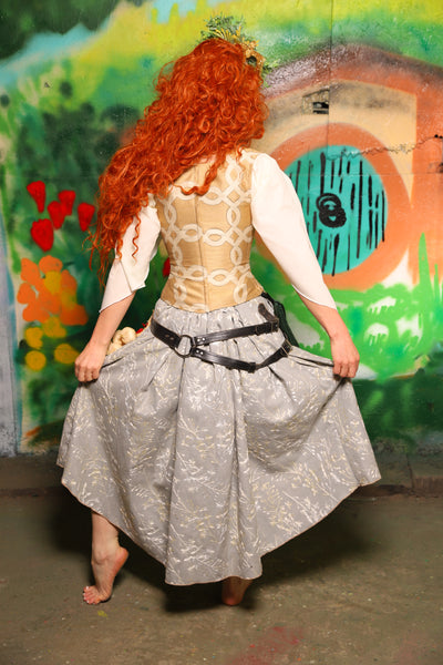 Hobbit Set #06 Maiden Bodice + Hobbit Tulip Skirt + Pouch *blouse sold separately* - The "There & Back Again" Collection