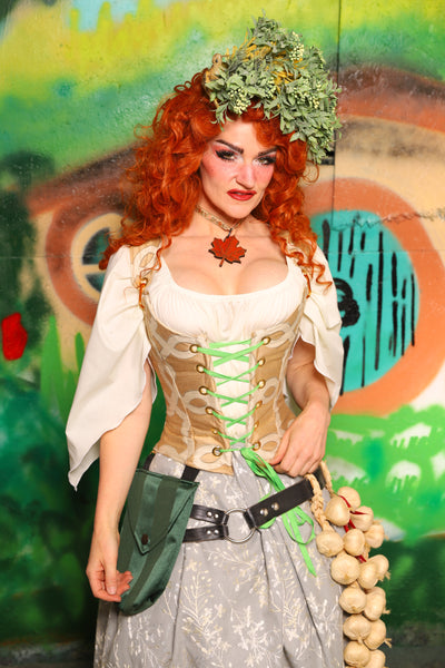 Hobbit Set #06 Maiden Bodice + Hobbit Tulip Skirt + Pouch *blouse sold separately* - The "There & Back Again" Collection