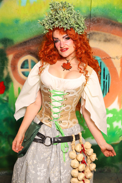 Hobbit Set #06 Maiden Bodice + Hobbit Tulip Skirt + Pouch *blouse sold separately* - The "There & Back Again" Collection
