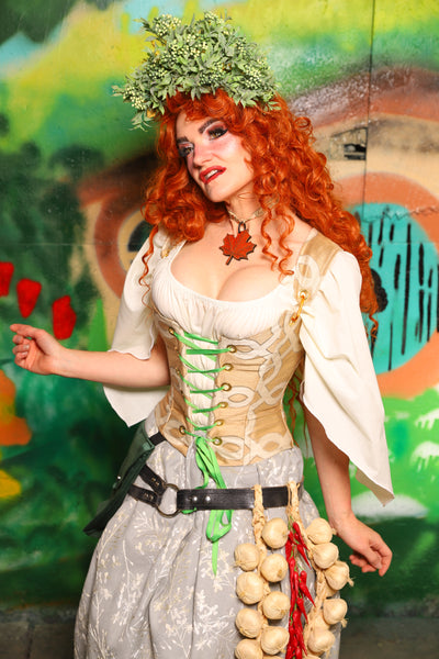 Hobbit Set #06 Maiden Bodice + Hobbit Tulip Skirt + Pouch *blouse sold separately* - The "There & Back Again" Collection