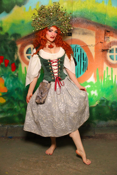 Hobbit Set #07 Maiden Bodice + Hobbit Tulip Skirt + Pouch *blouse sold separately* - The "There & Back Again" Collection