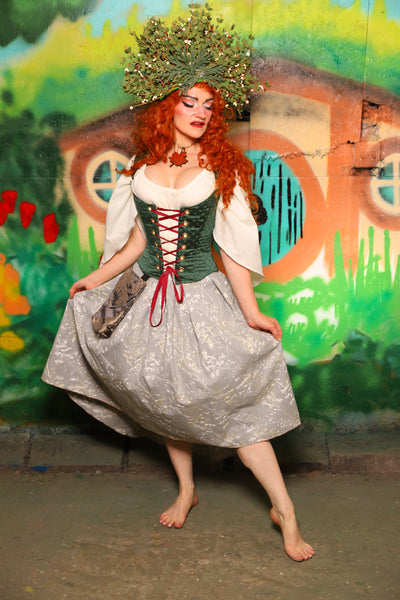 Hobbit Set #07 Maiden Bodice + Hobbit Tulip Skirt + Pouch *blouse sold separately* - The "There & Back Again" Collection