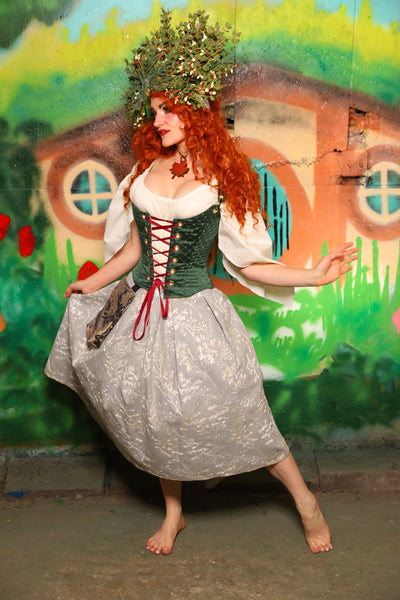 Hobbit Set #07 Maiden Bodice + Hobbit Tulip Skirt + Pouch *blouse sold separately* - The "There & Back Again" Collection