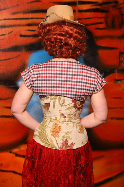 Wench Corset in Zion Floral - The Tumbleweed Collection