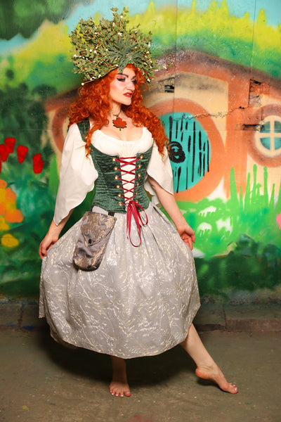 Hobbit Set #07 Maiden Bodice + Hobbit Tulip Skirt + Pouch *blouse sold separately* - The "There & Back Again" Collection