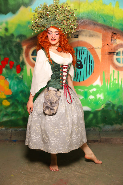 Hobbit Set #07 Maiden Bodice + Hobbit Tulip Skirt + Pouch *blouse sold separately* - The "There & Back Again" Collection