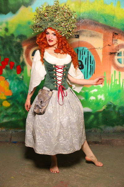 Hobbit Set #07 Maiden Bodice + Hobbit Tulip Skirt + Pouch *blouse sold separately* - The "There & Back Again" Collection