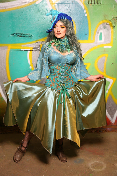 Fairy Skirt in Sea Green #14 - "Neptune's Gemstones” Collection