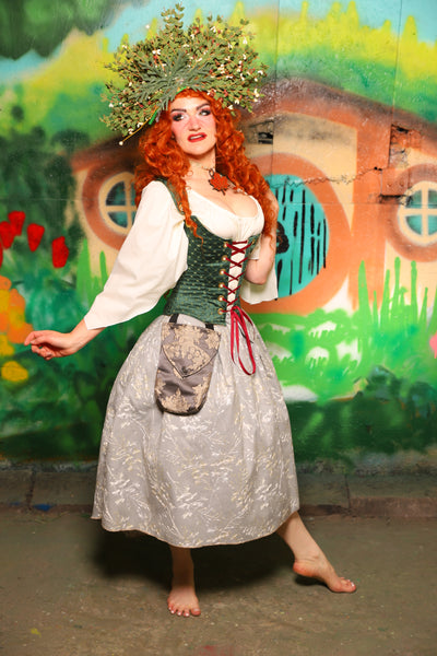 Hobbit Set #07 Maiden Bodice + Hobbit Tulip Skirt + Pouch *blouse sold separately* - The "There & Back Again" Collection