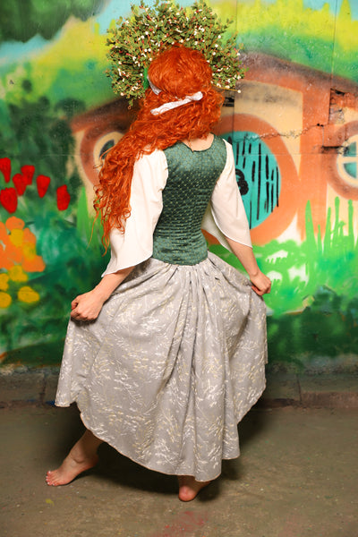 Hobbit Set #07 Maiden Bodice + Hobbit Tulip Skirt + Pouch *blouse sold separately* - The "There & Back Again" Collection
