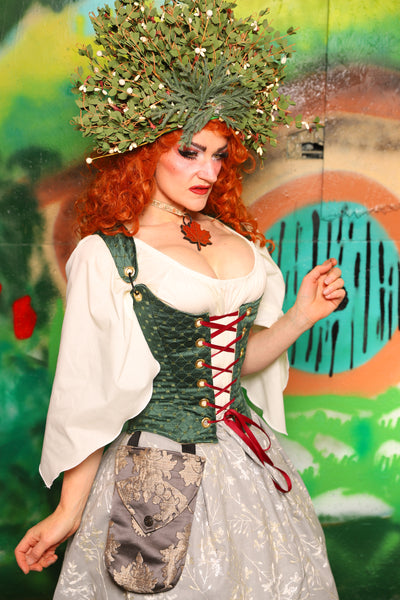 Hobbit Set #07 Maiden Bodice + Hobbit Tulip Skirt + Pouch *blouse sold separately* - The "There & Back Again" Collection