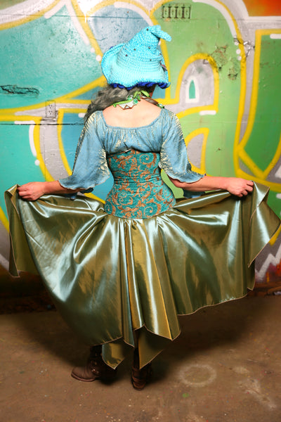 Fairy Skirt in Sea Green #14 - "Neptune's Gemstones” Collection